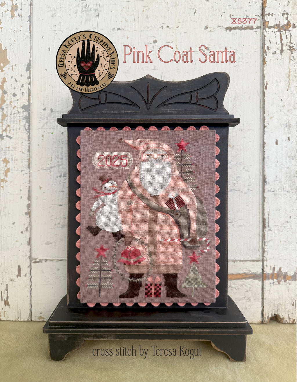 XS377 Pink Coat Santa booklet - NEW RELEASE