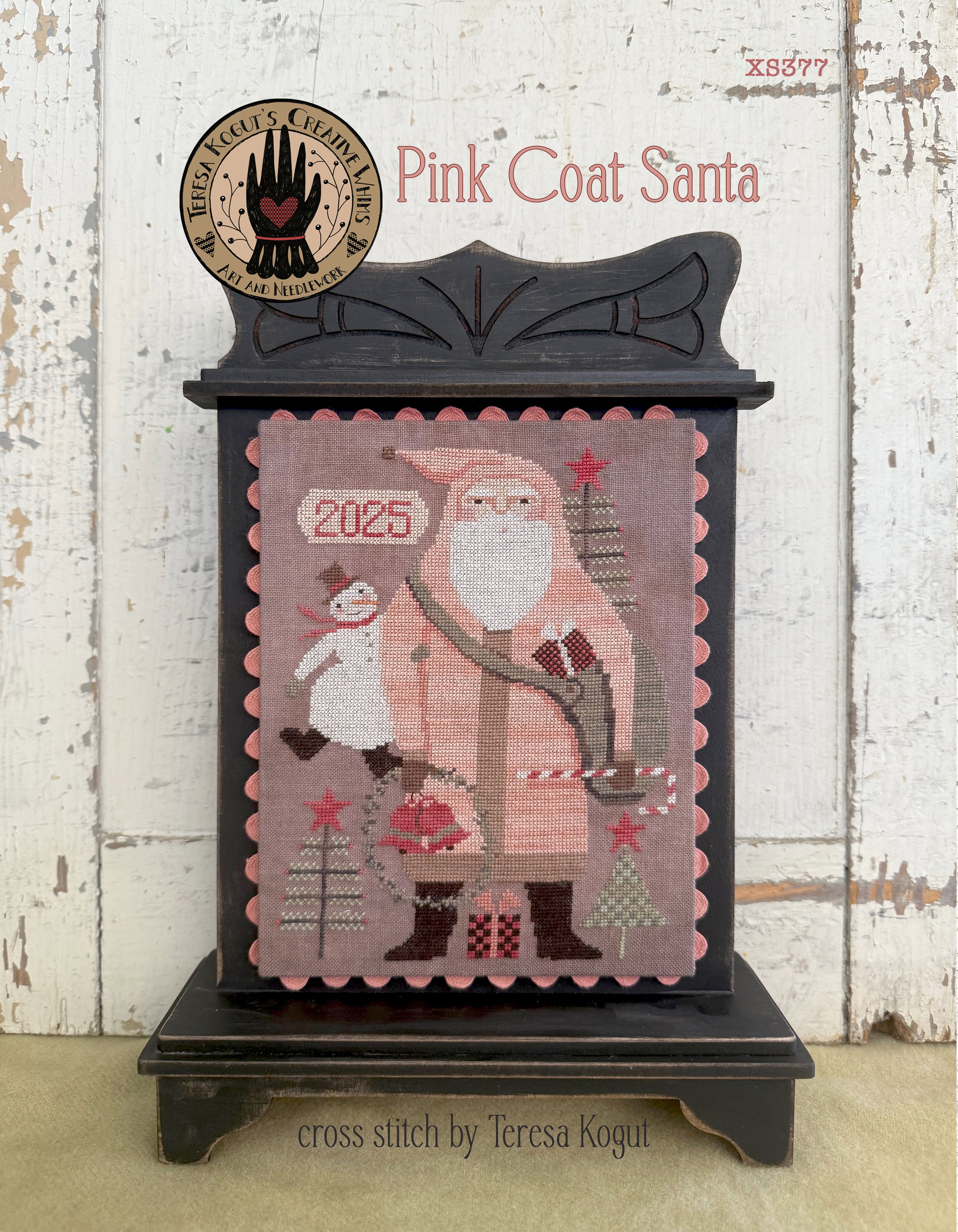 XS377 Pink Coat Santa booklet - NEW RELEASE