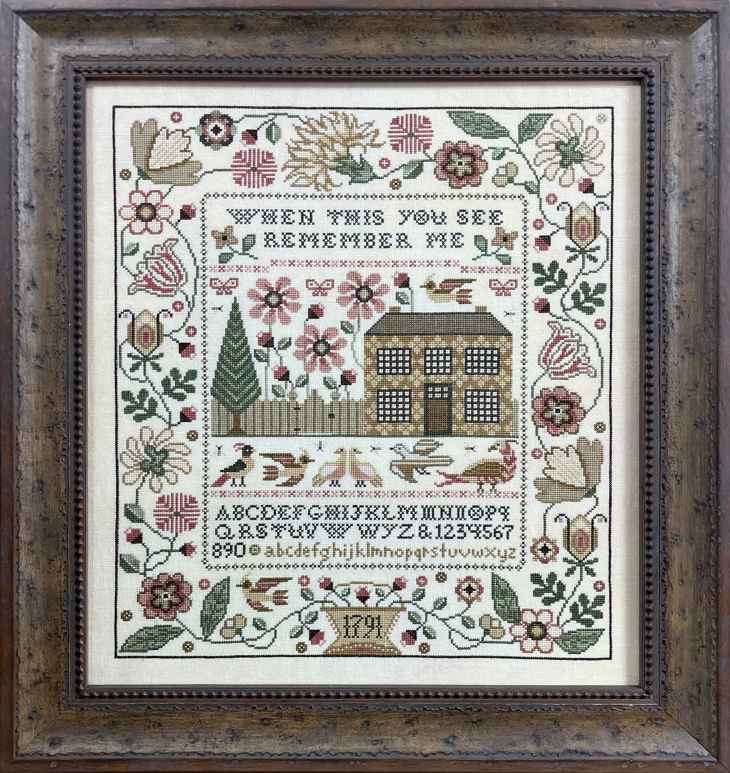XS4019 Remember Me Cross Stitch Chart PDF