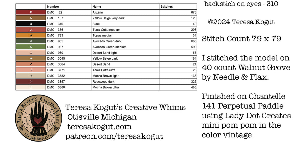 XS374 Santa Wreath  Cross Stitch Postcard - NEW RELEASE