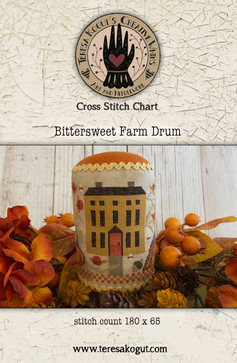 XS373 Bittersweet Farm Drum Cross Stitch Chart