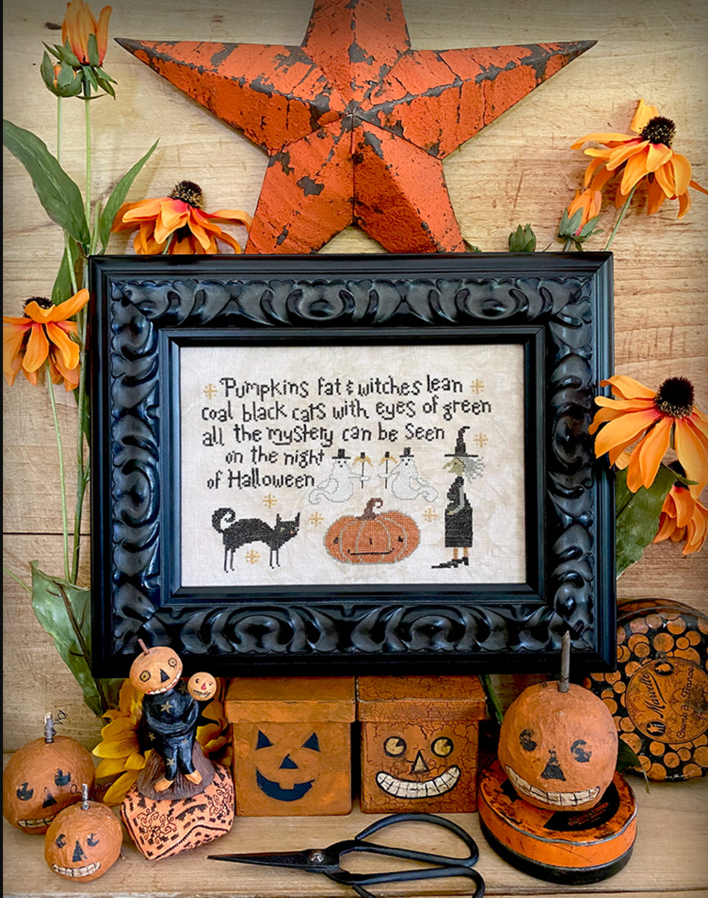 Hello Halloween Cross Stitch Booklet