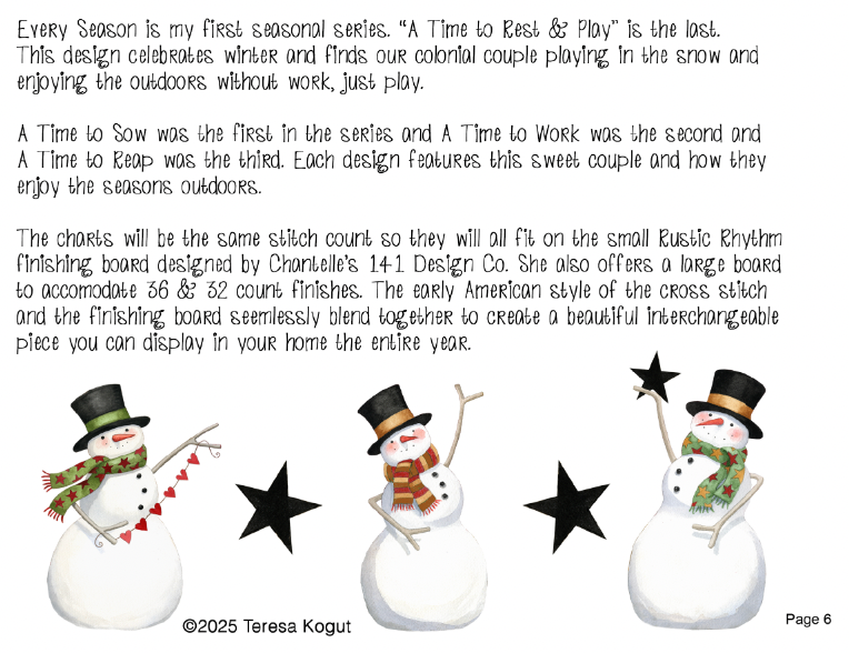 XS367 A Time to Rest booklet - NEW RELEASE