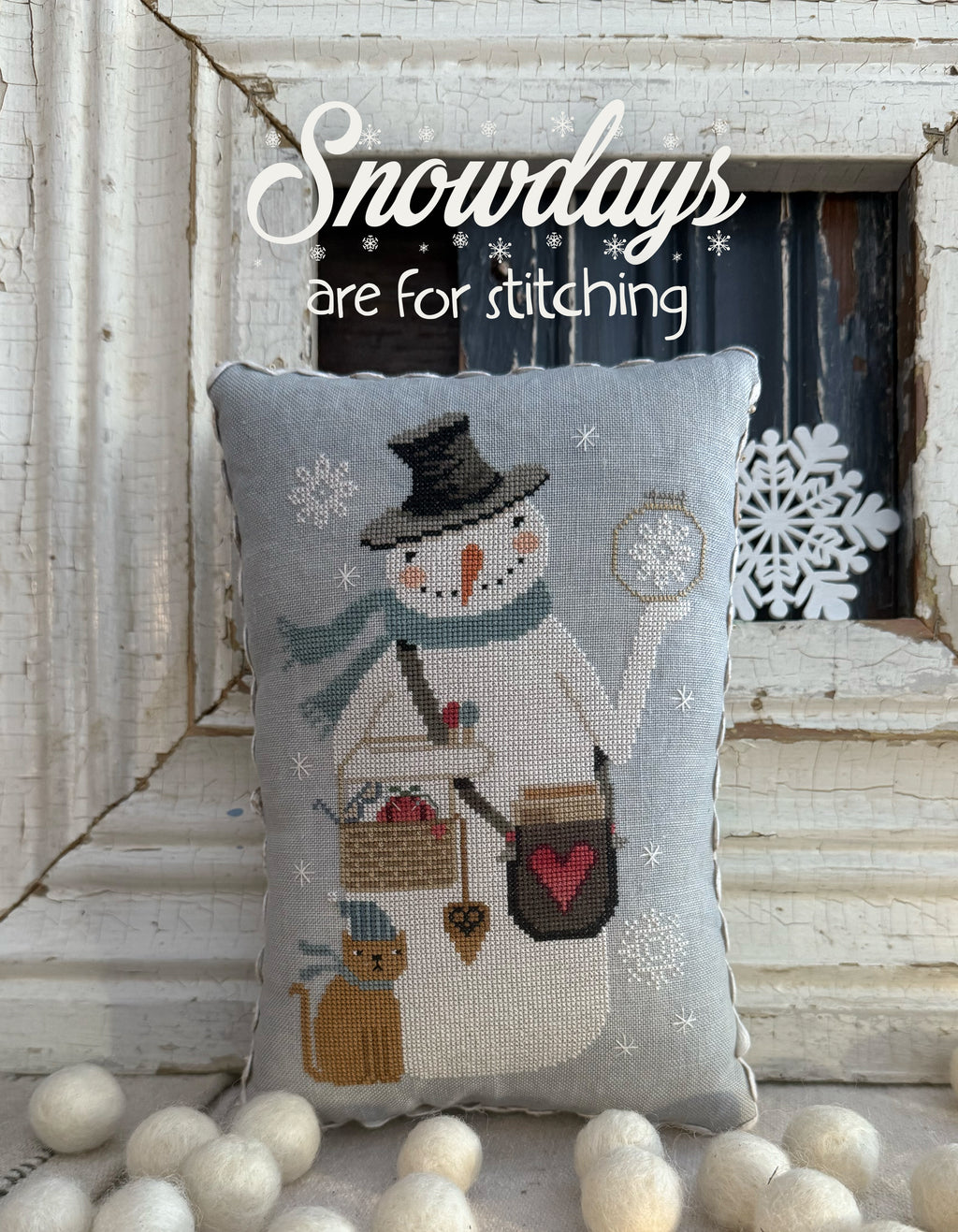Hello Winter Cross Stitch Booklet