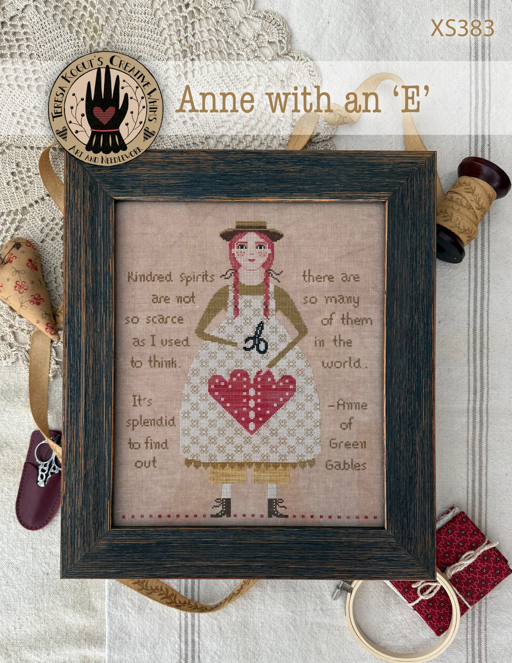 XS383 Anne with an "E"  Cross Stitch Chart