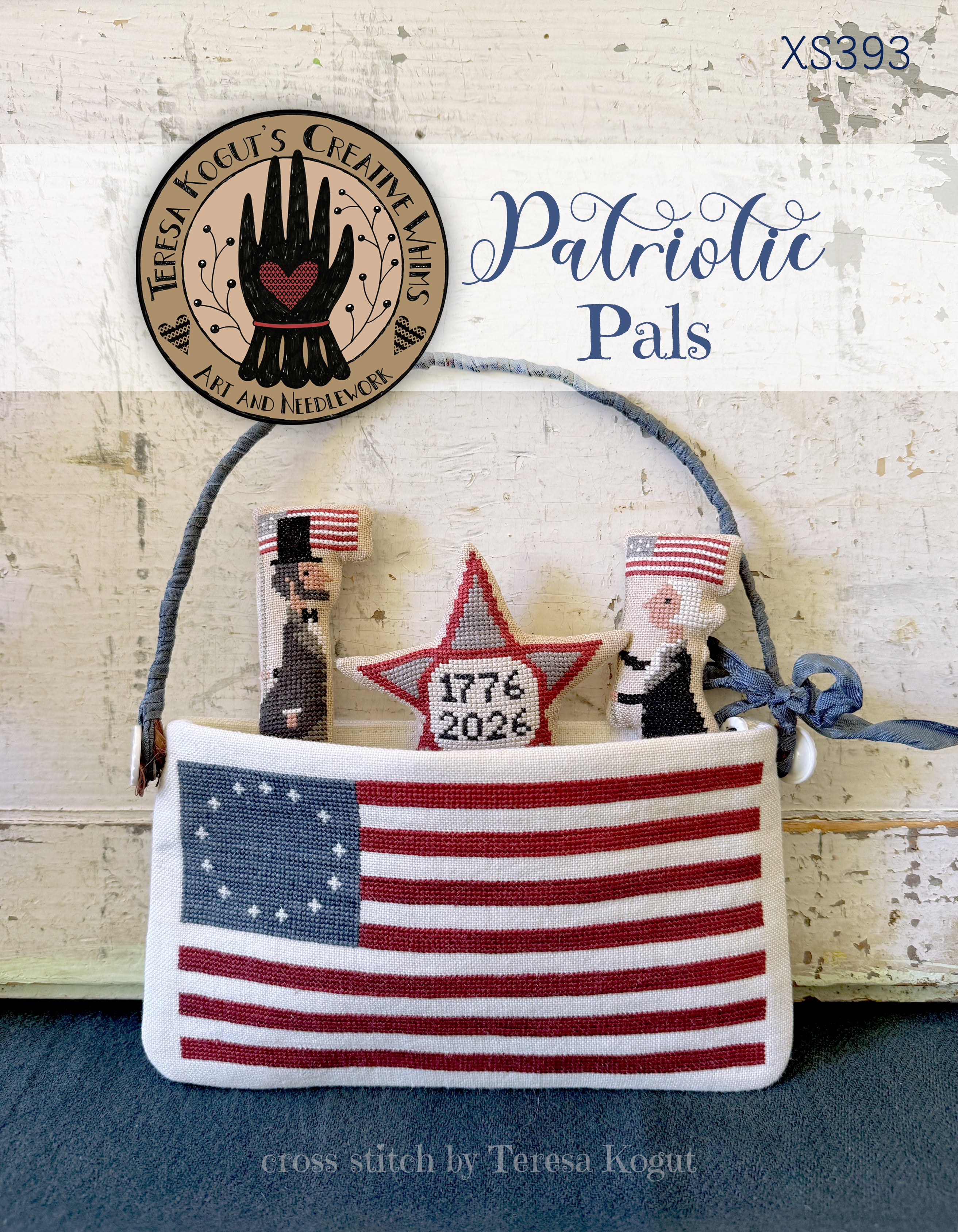 XS393 Patriotic Pals Cross Stitch Chart