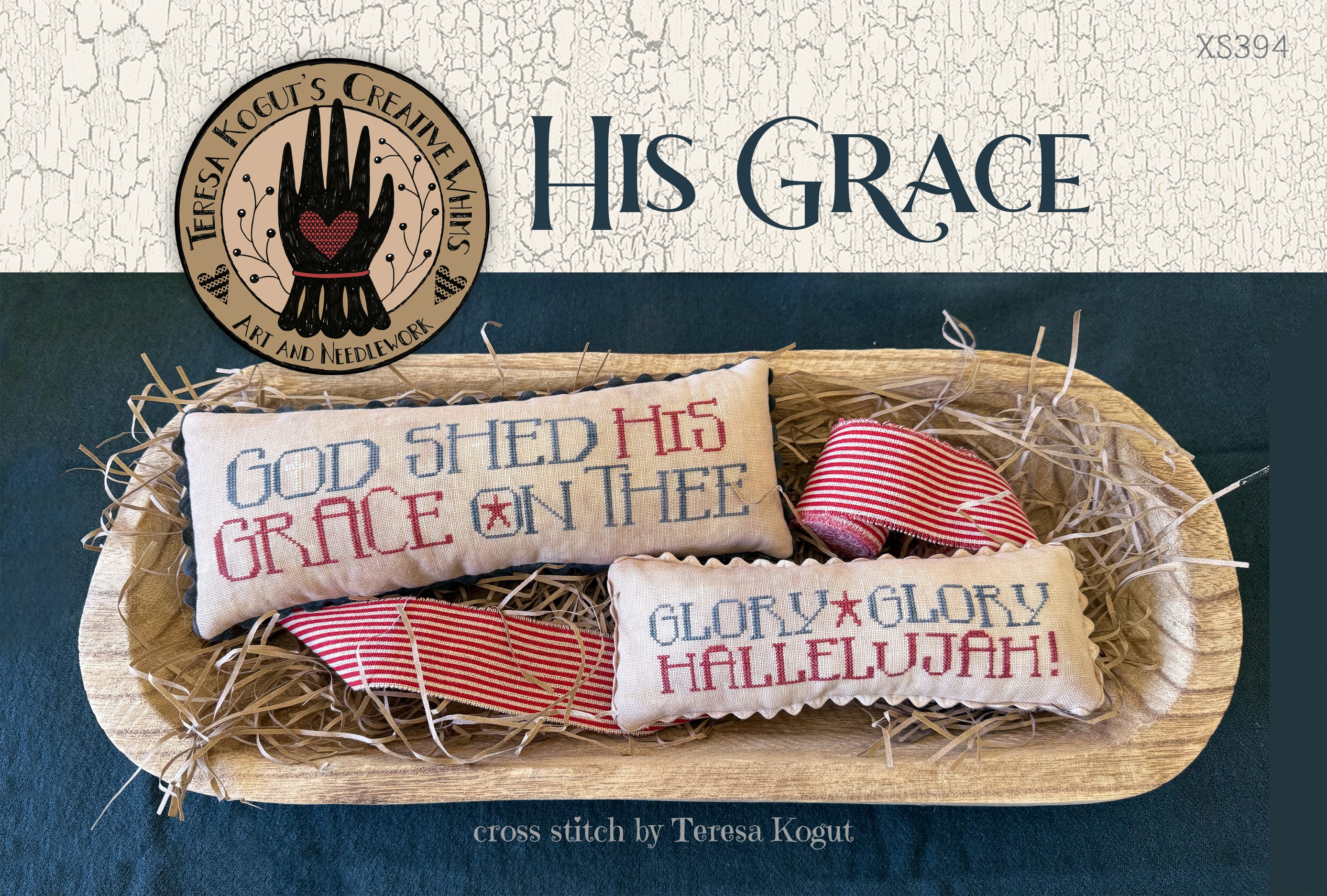 XS394 His Grace Cross Stitch Chart
