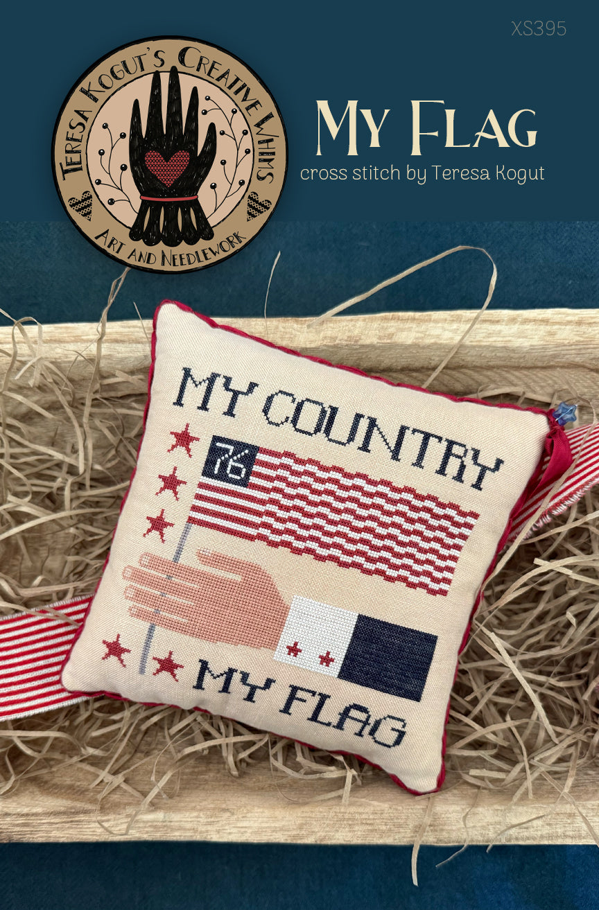 XS395 My Flag Cross Stitch Chart