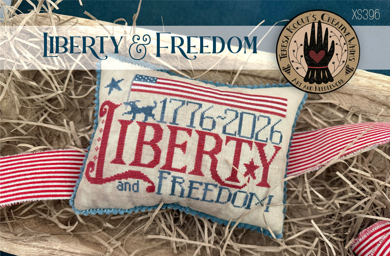 XS396 Liberty & Freedom Cross Stitch Chart