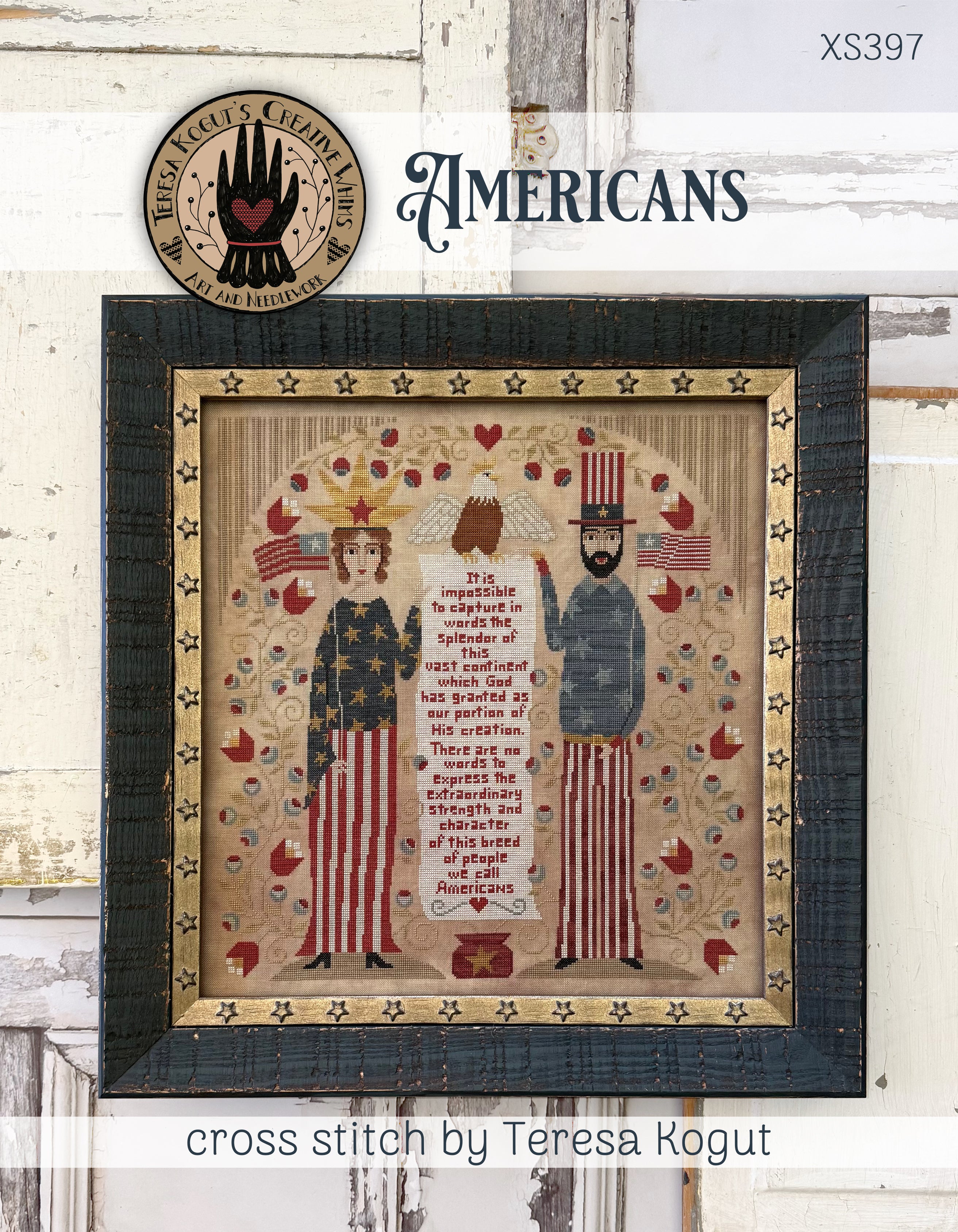 XS397 Americans Cross Stitch Chart