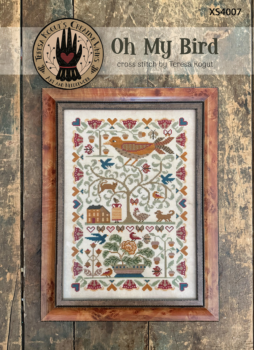 XS4007 Oh My Bird Cross Stitch Chart