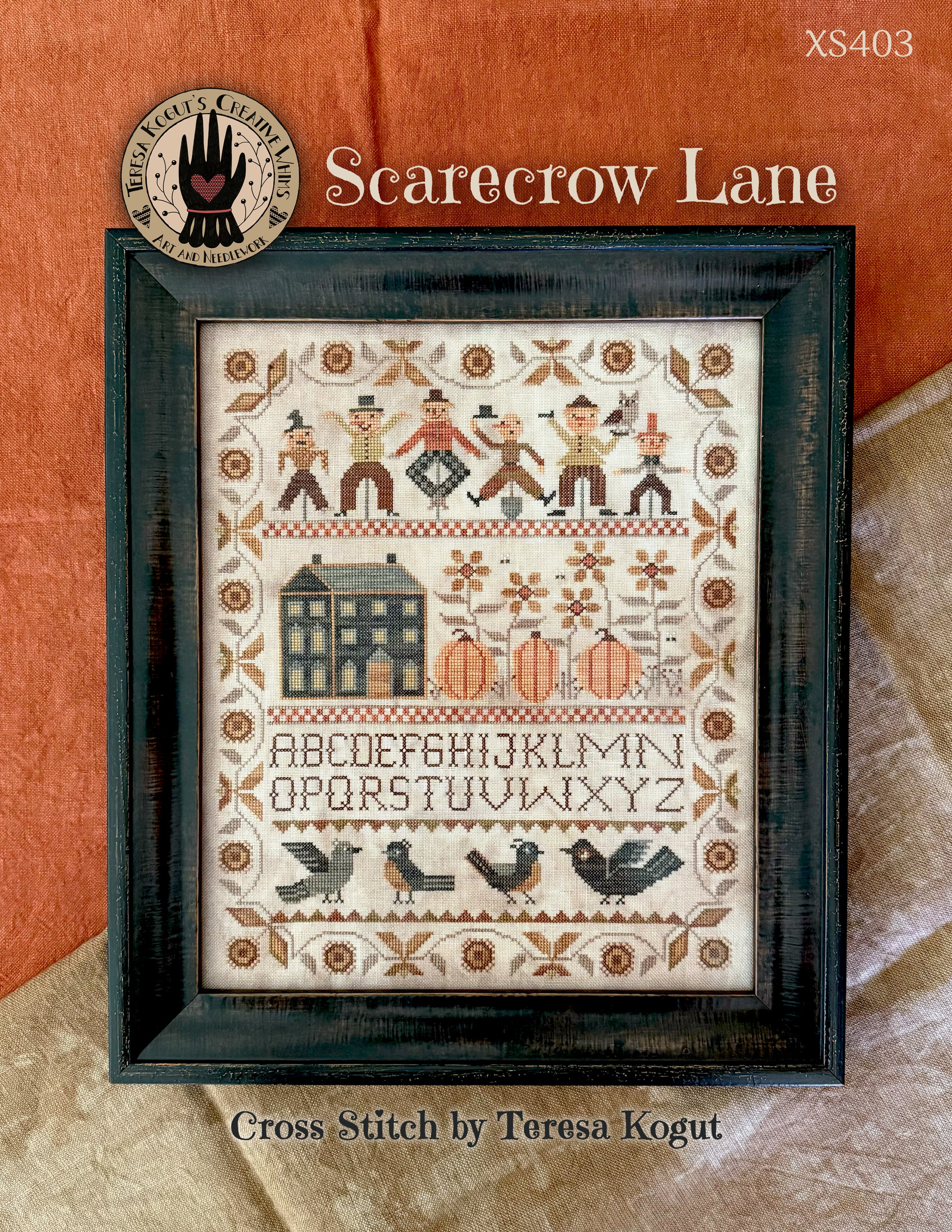 XS403 Scarecrow Lane Cross Stitch Chart