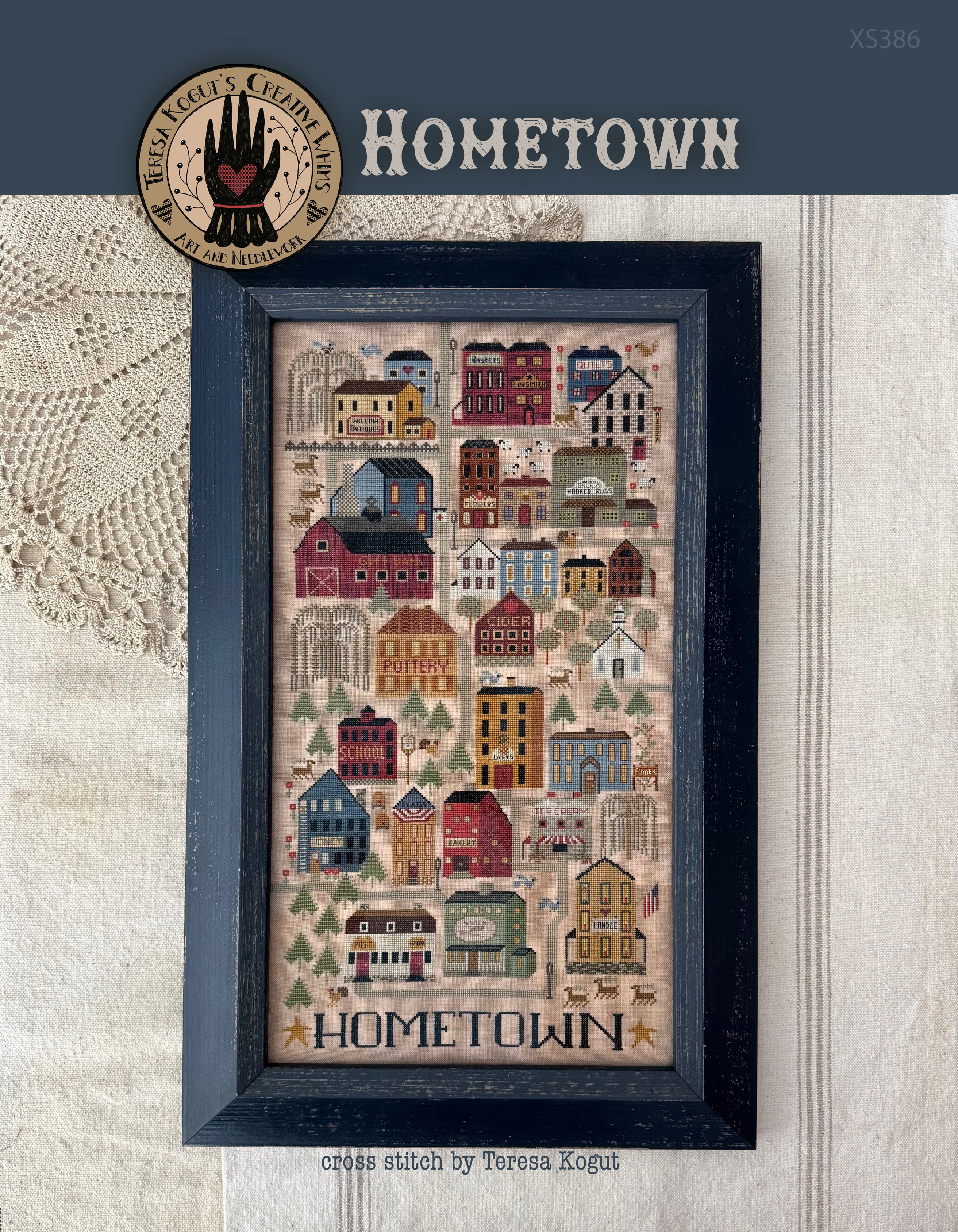 XS386 Hometown Cross Stitch Chart