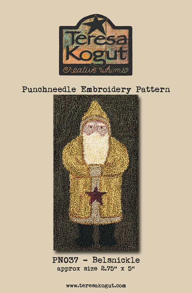 PN037 Belsnickle Punchneedle Pattern