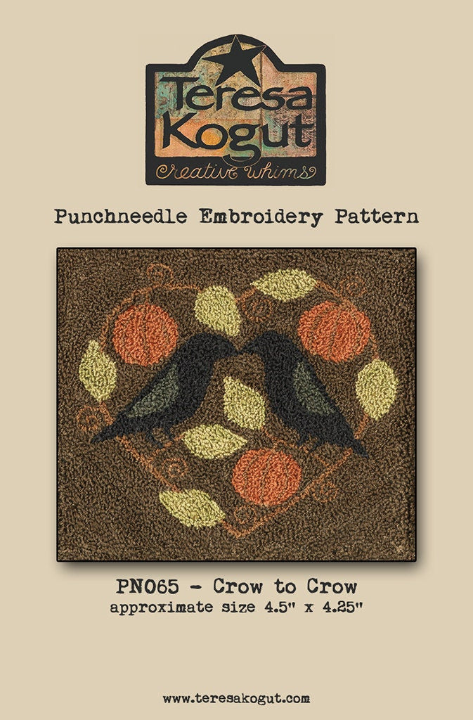PN065 Crow to Crow Punchneedle Pattern