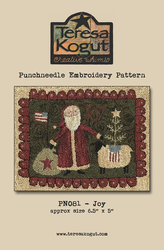 PN081 Joy Punchneedle Pattern