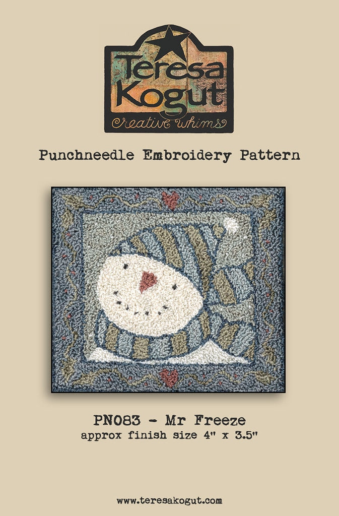 PN083 Mr Freeze Punchneedle Pattern