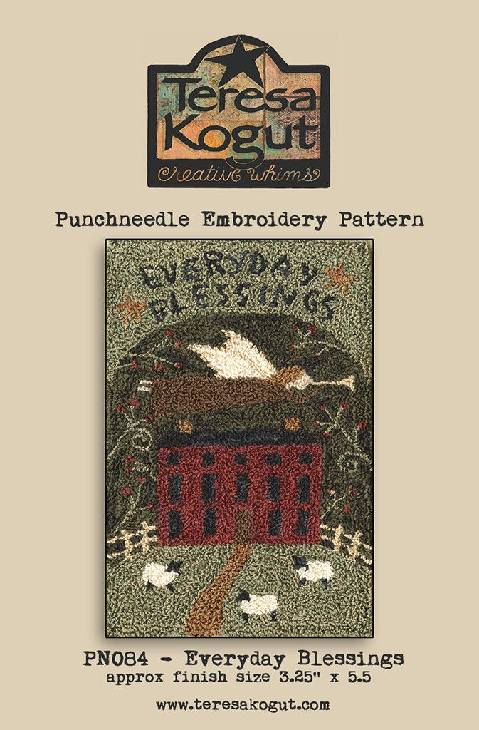PN084 Everyday Angels Punchneedle Pattern