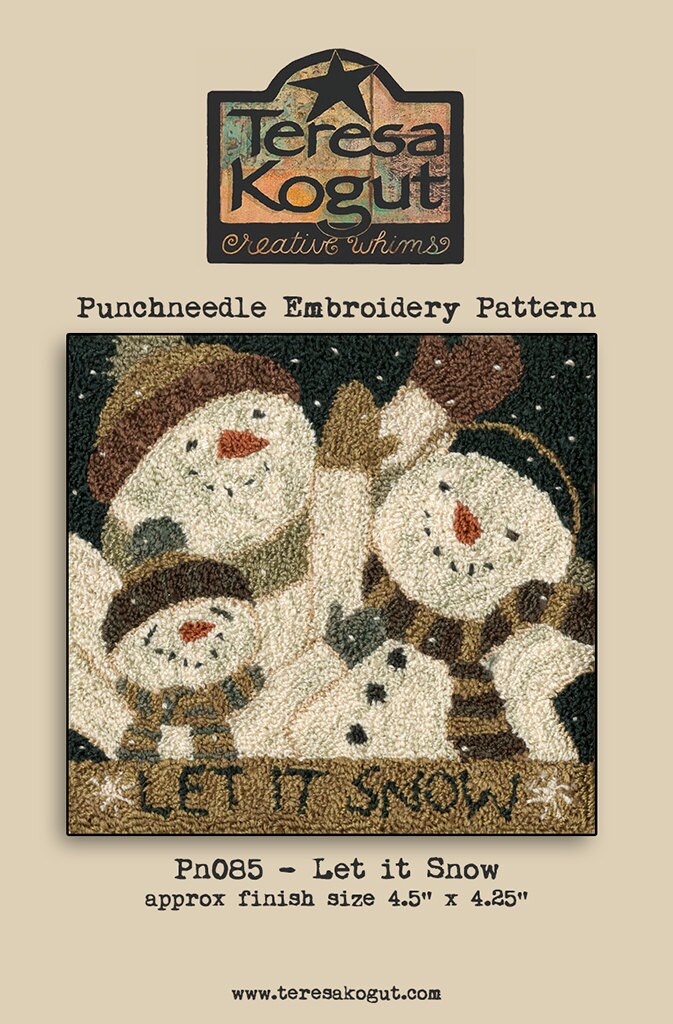 PN085 Let it Snow Punchneedle Pattern