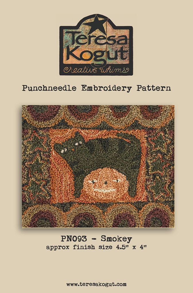 PN093 Smokey Punchneedle Pattern