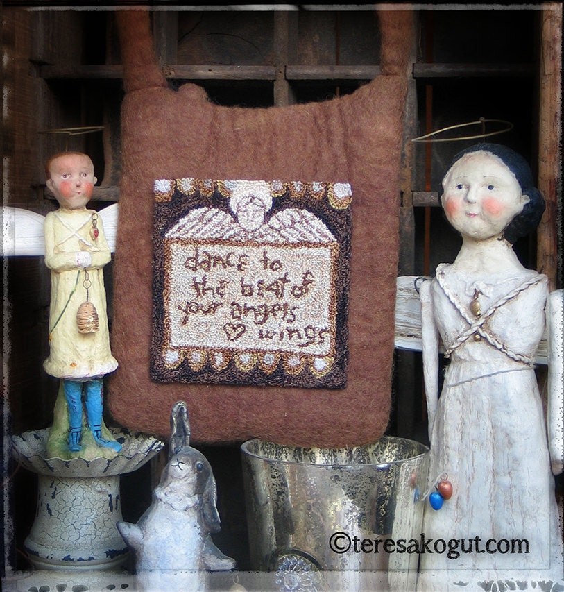 PN102 Angels Wings Punchneedle Pattern