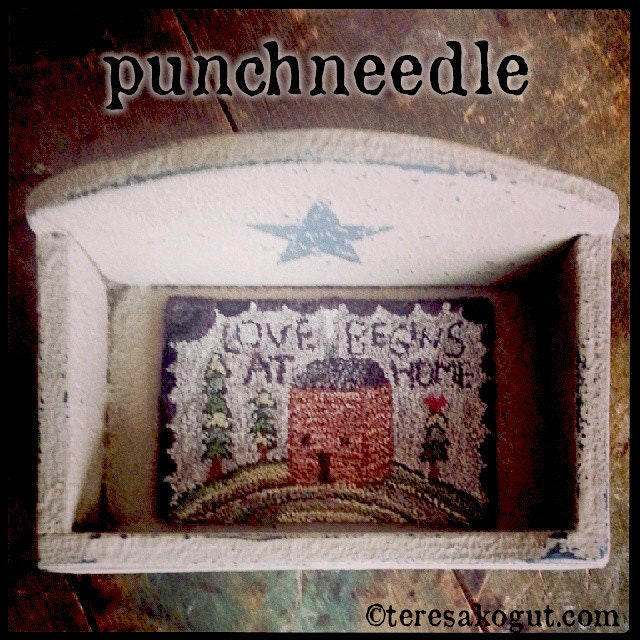 PN105 Love Begins Punchneedle Pattern