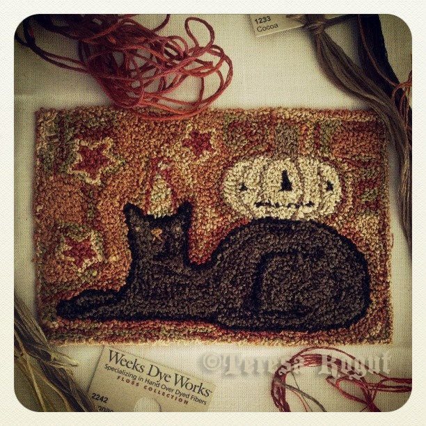 PN114 Jack Back Punchneedle Pattern