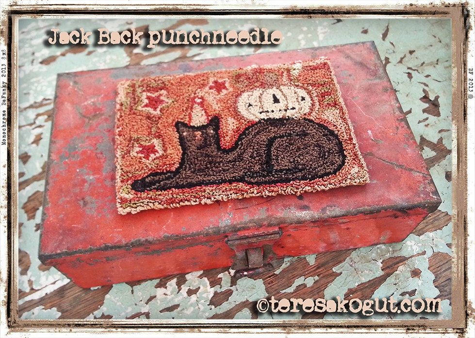 PN114 Jack Back Punchneedle Pattern