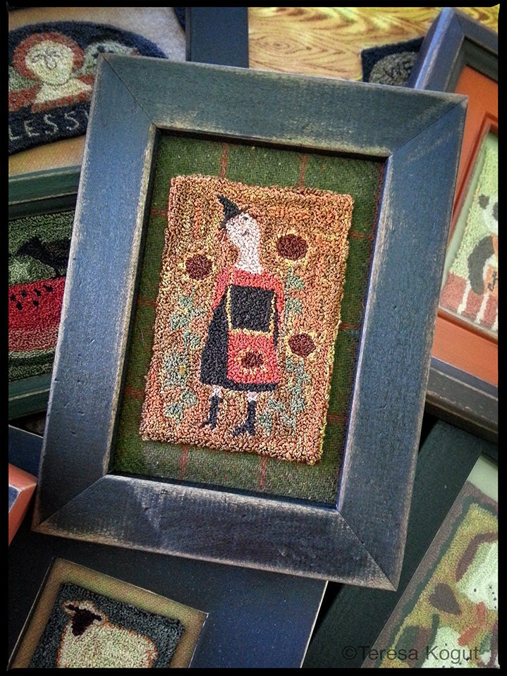 PN116 Harvest at the Mill Punchneedle Pattern