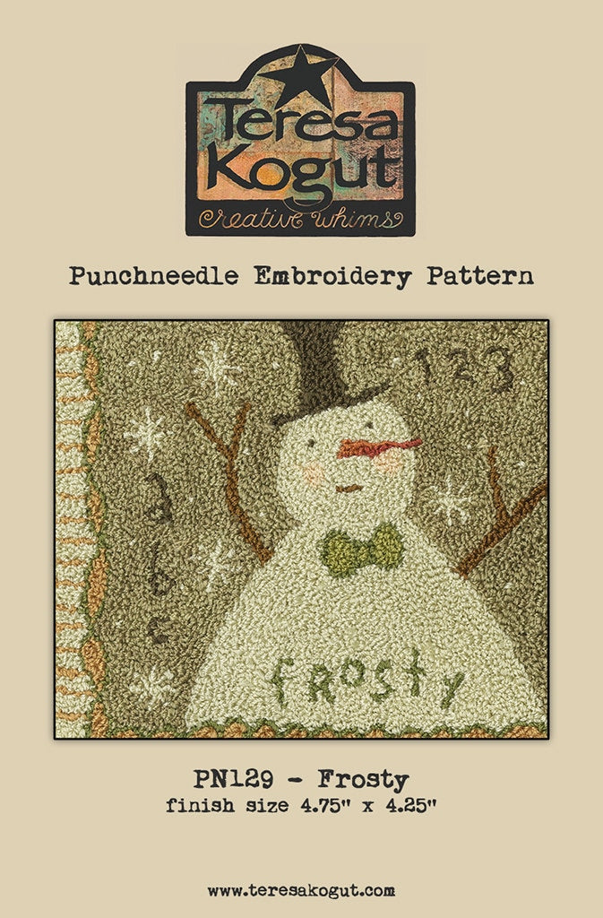 PN129 Frosty Punchneedle Pattern