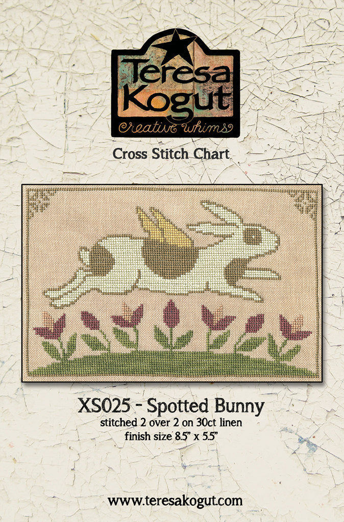 XS025 Spotted Bunny Cross Stitch Chart PDF