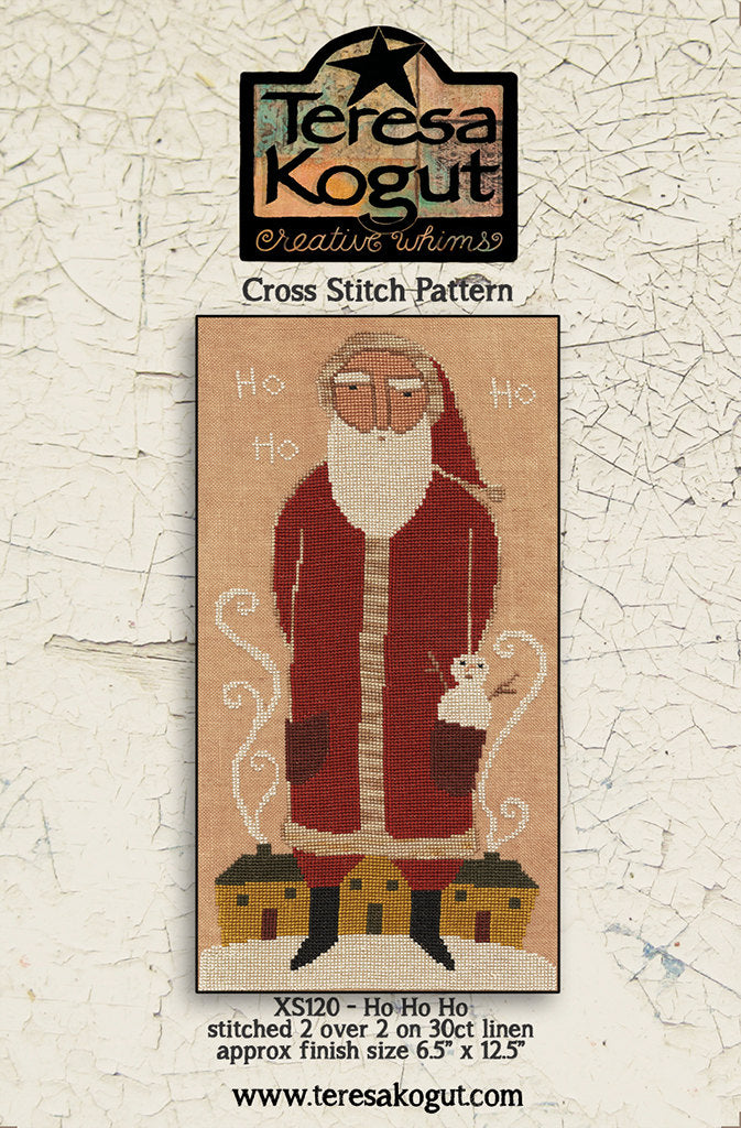 XS120 Ho Ho Ho Cross Stitch Chart PDF