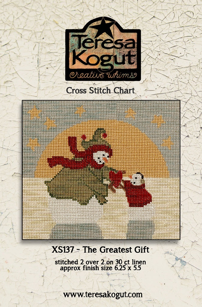 XS137 The Greatest Gift Cross Stitch Chart PDF
