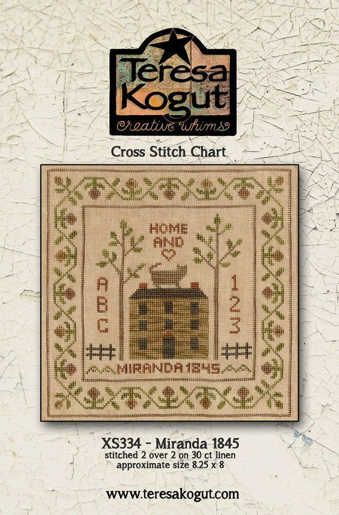 XS334 Miranda Cross Stitch Chart