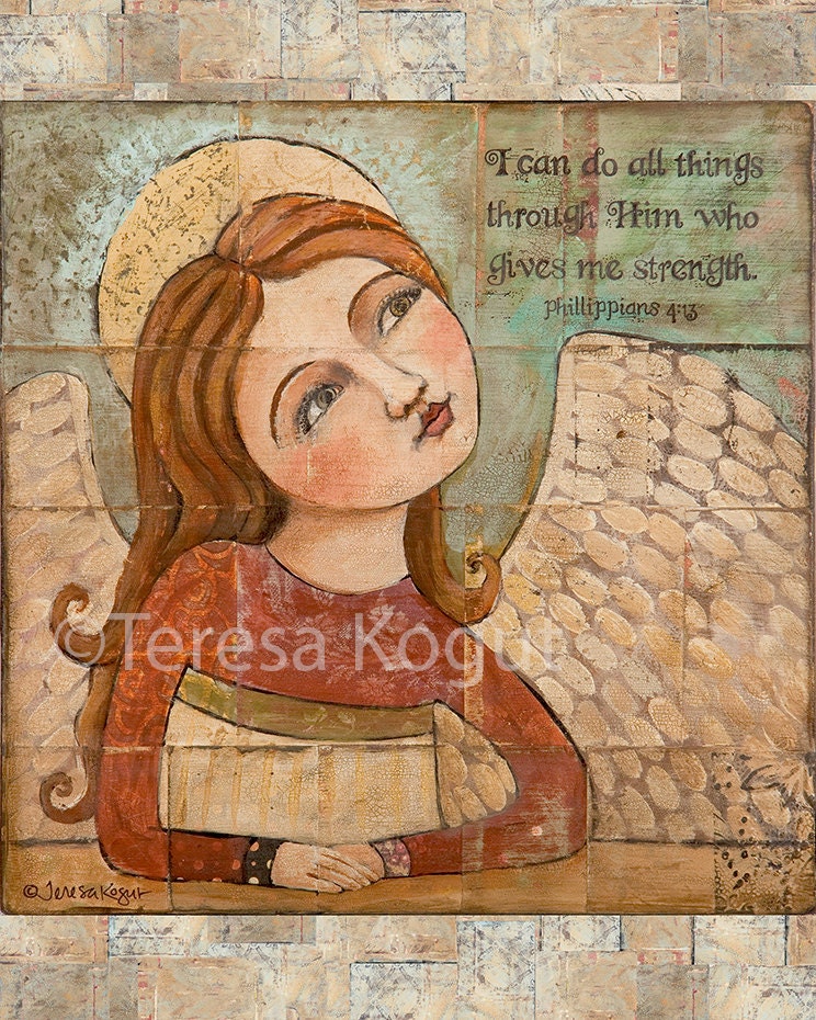 Gives Me Strength art print
