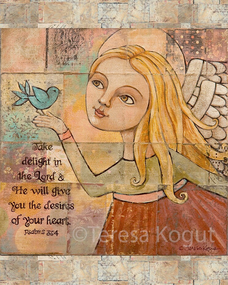 Delight in the Lord art print