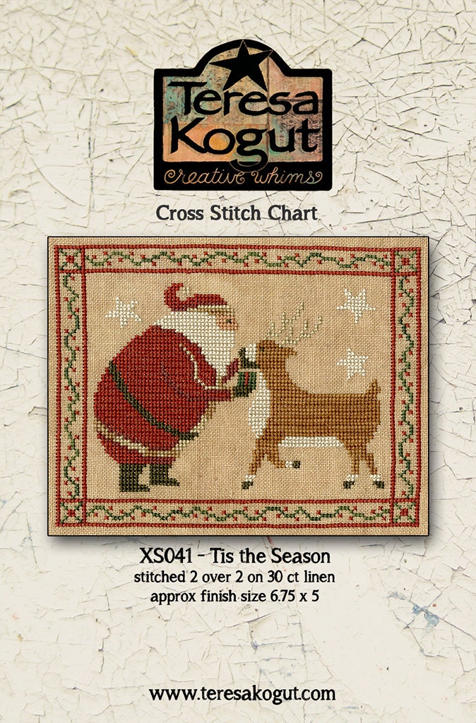 XS041 Tis the Season Cross Stitch Chart