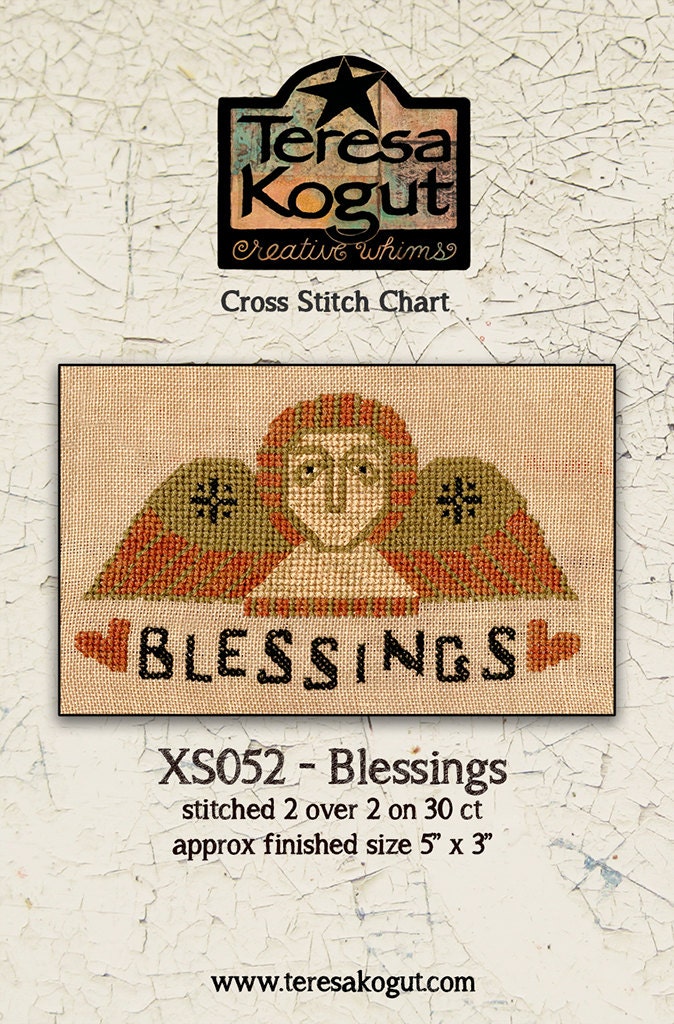XS052 Blessings Cross Stitch Chart PDF