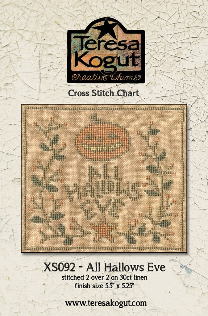 XS092 All Hallows Eve Cross Stitch Chart PDF