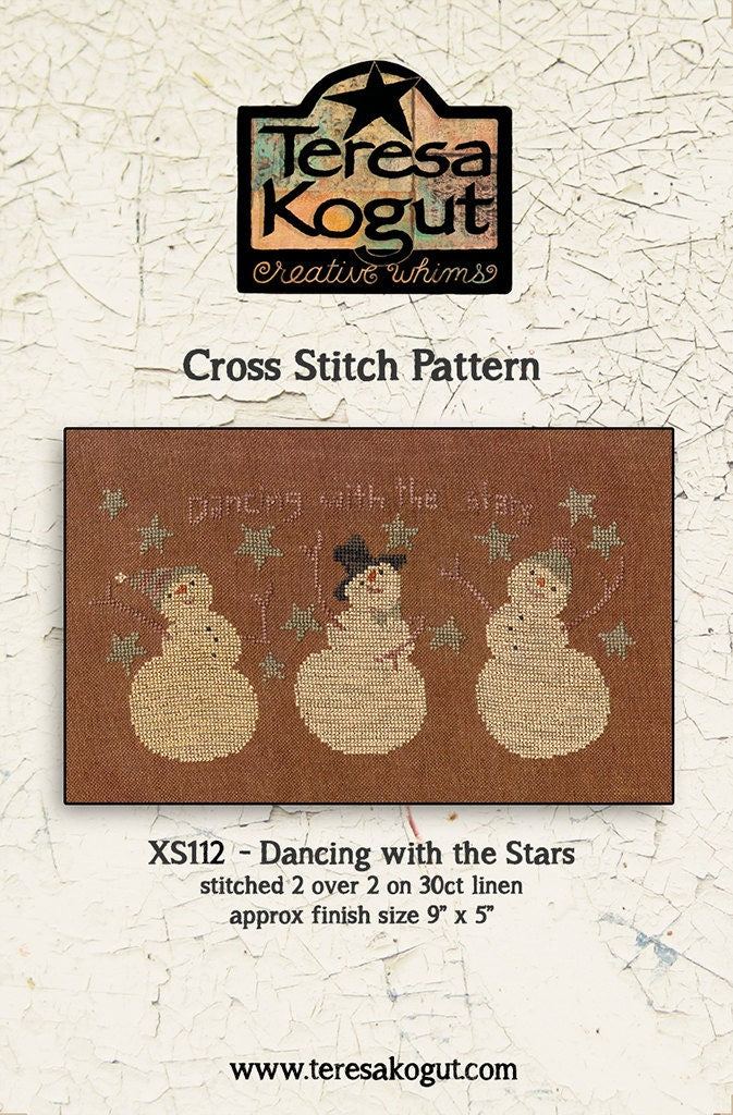 XS112  Dancin with the Stars Cross Stitch Chart PDF