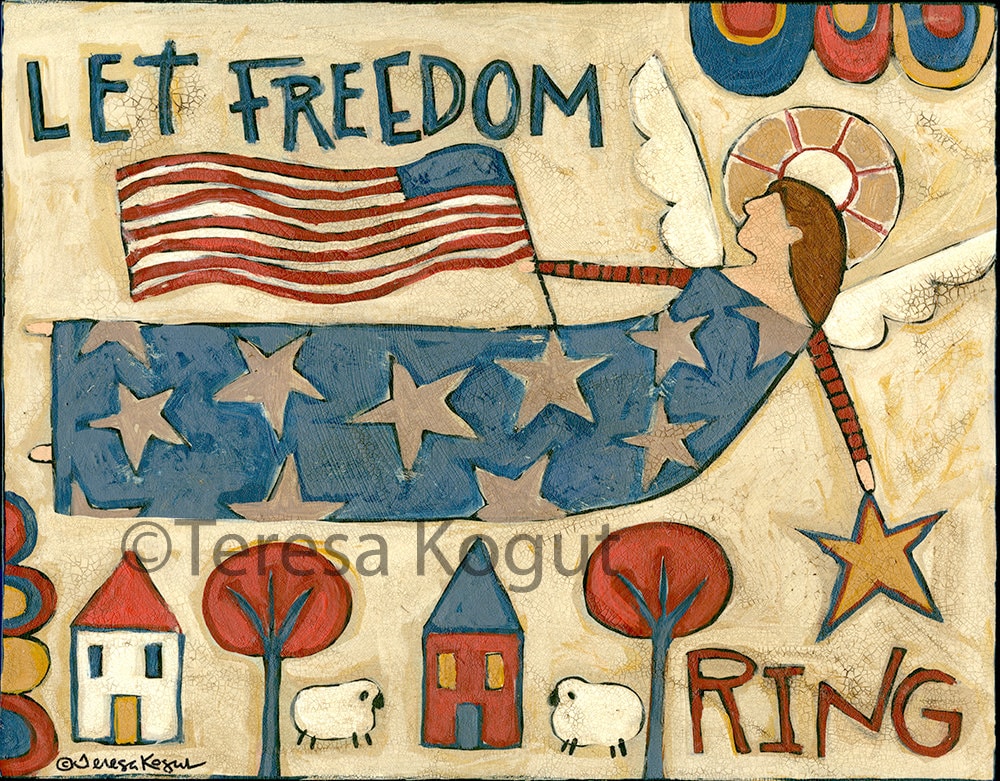 Let Freedom Ring art print