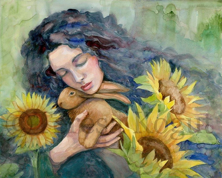 Gentleness art print