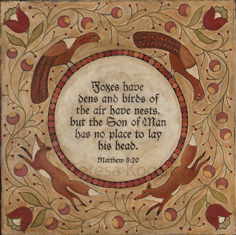 No Home for Jesus Original Painting