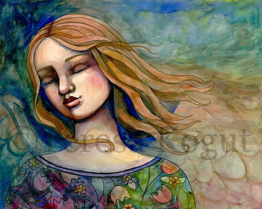 Ariel Angel Art Print