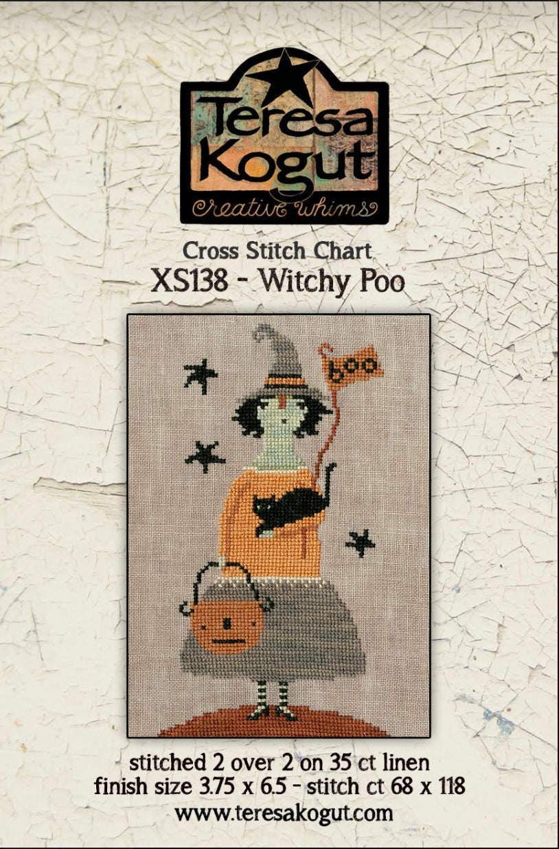 XS138 Witchy Poo Cross Stitch Chart