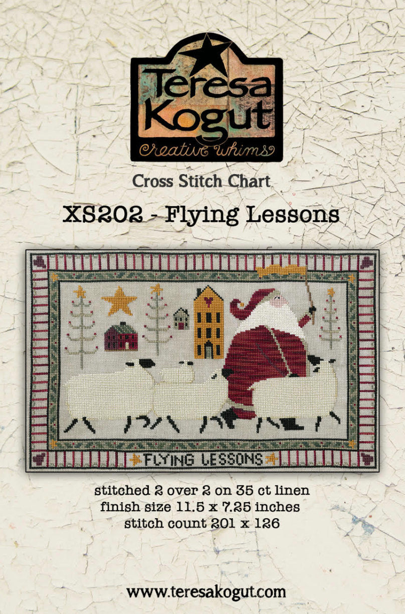 XS202 Flying Lessons Cross Stitch Chart