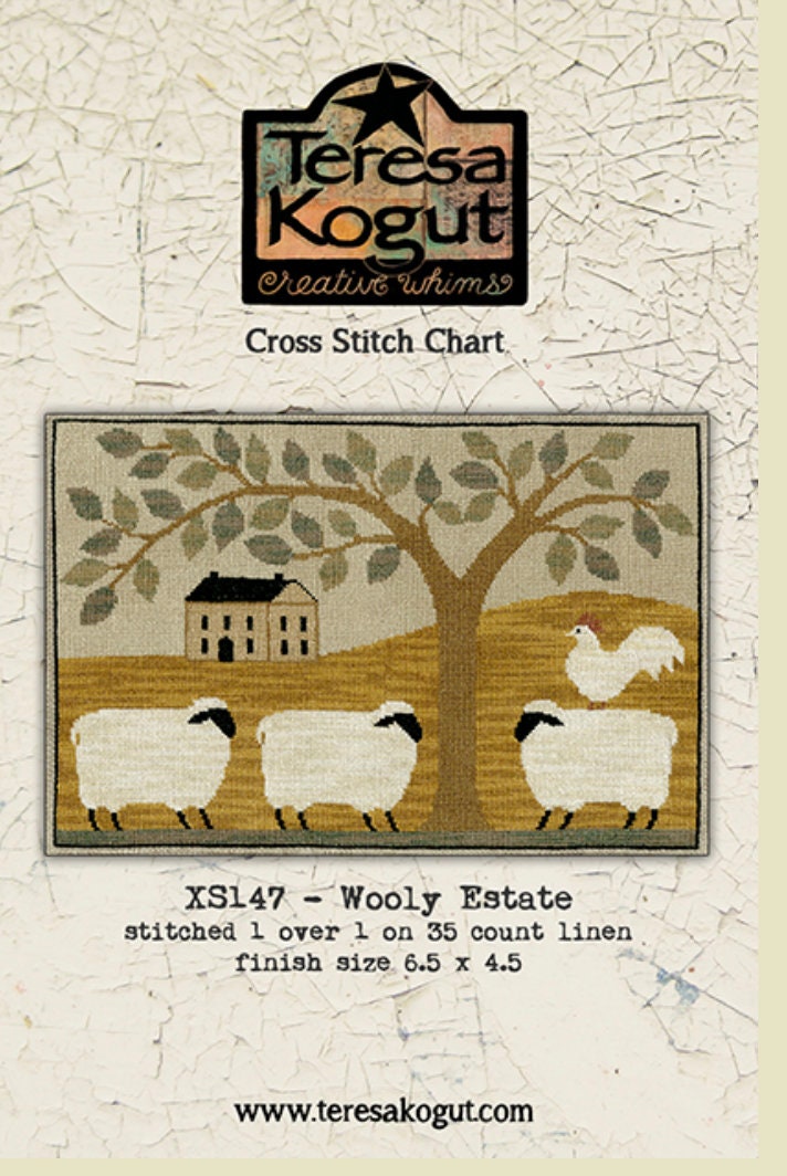 XS147 Wooly Estate Cross Stitch Chart