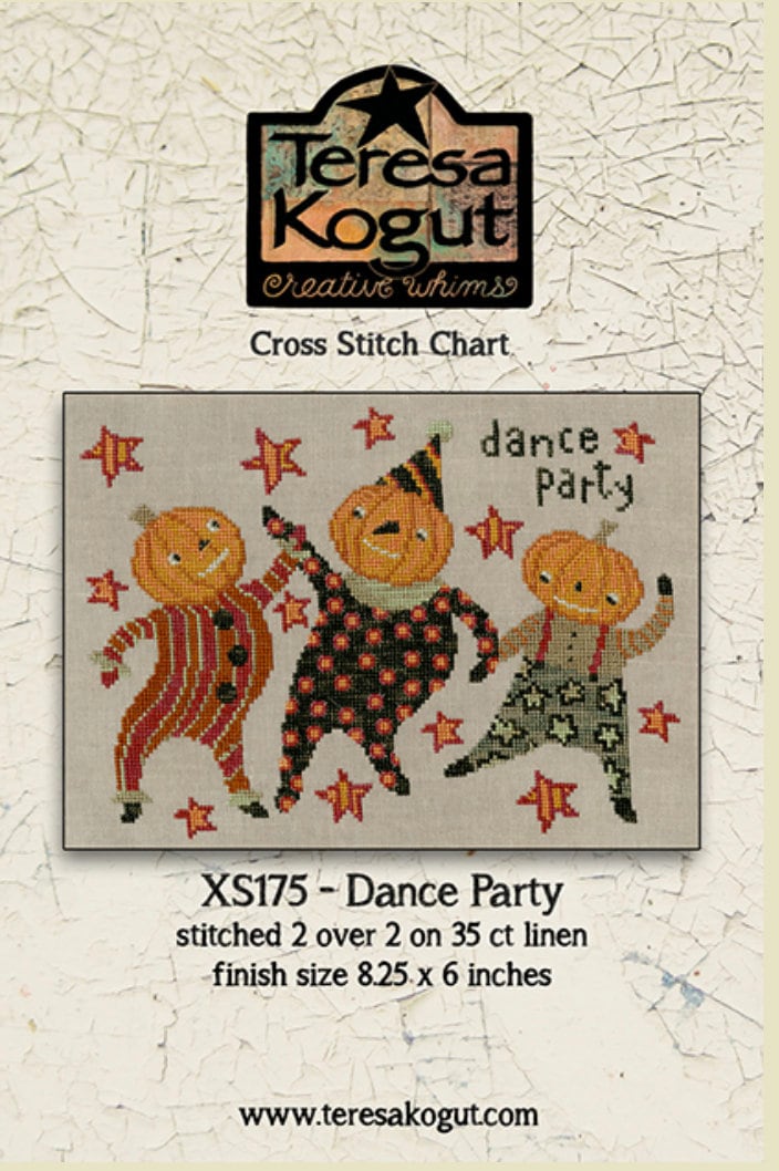 XS175 Dance Party Cross Stitch Chart