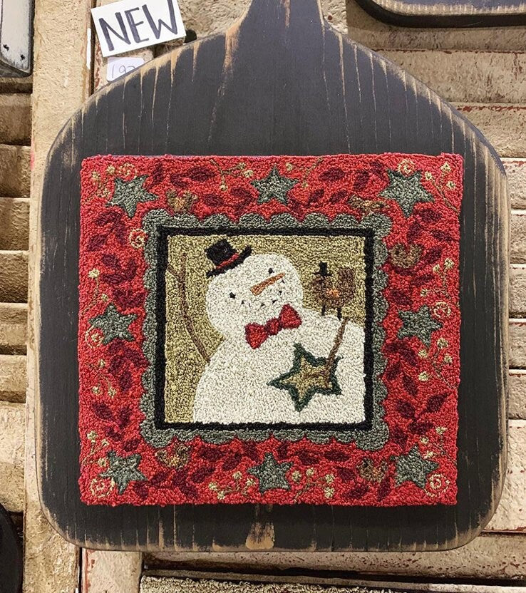 PN197 Frostys Garden Punchneedle Pattern