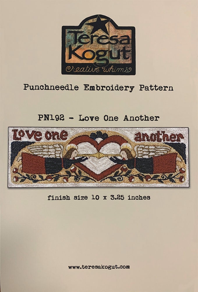 PN192 Love Once Another Punchneedle Pattern